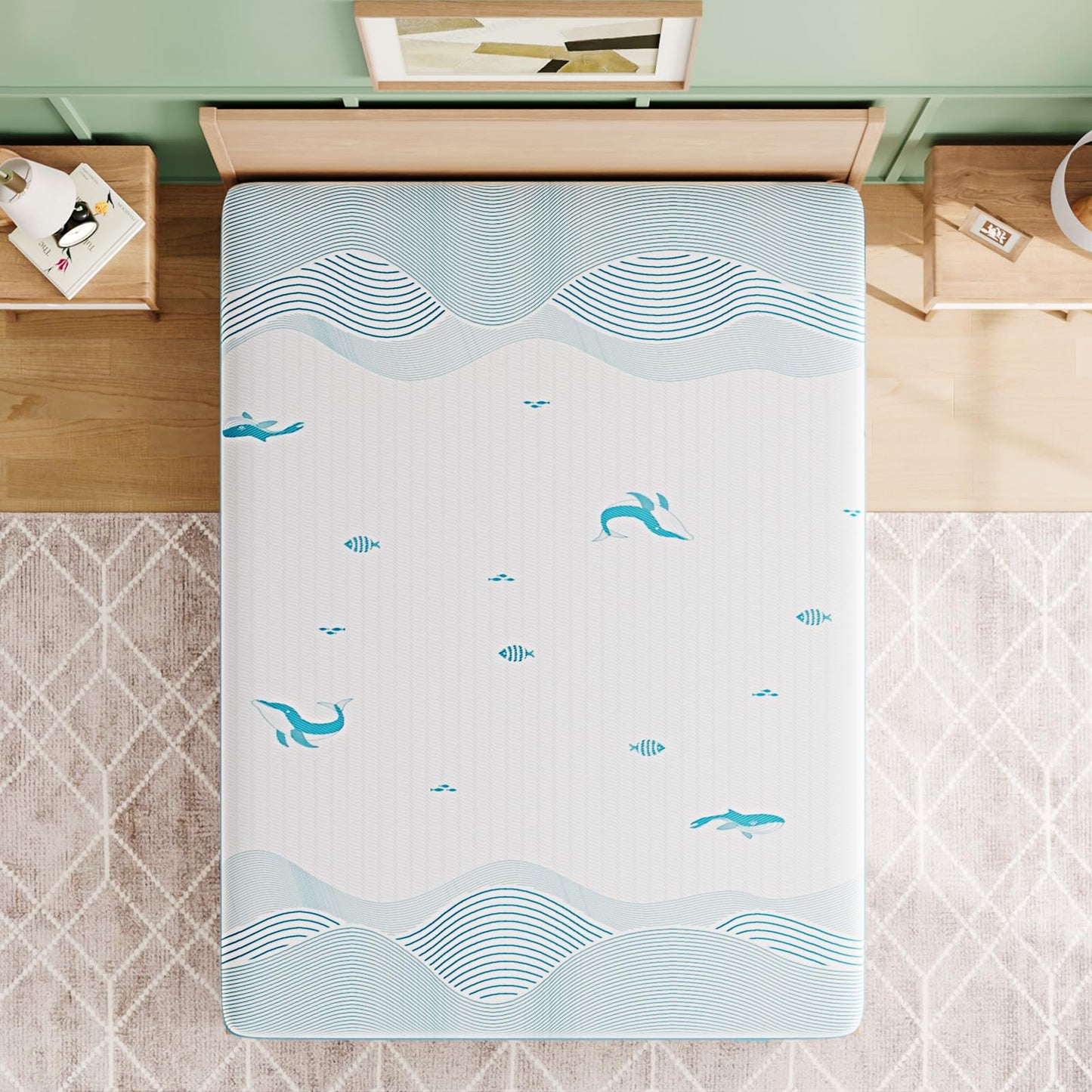 Vesgantti 16CM Ocean-Inspired Memory Foam Mattress - Small Double, Medium