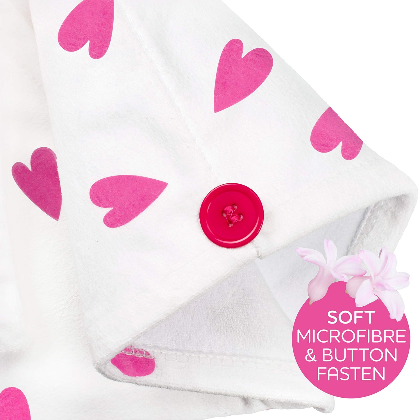 Snoozing Beauty - Quick Dry Hair Turban Towel | Luxury Super Absorbent Rapid Drying Hair Towel Wrap