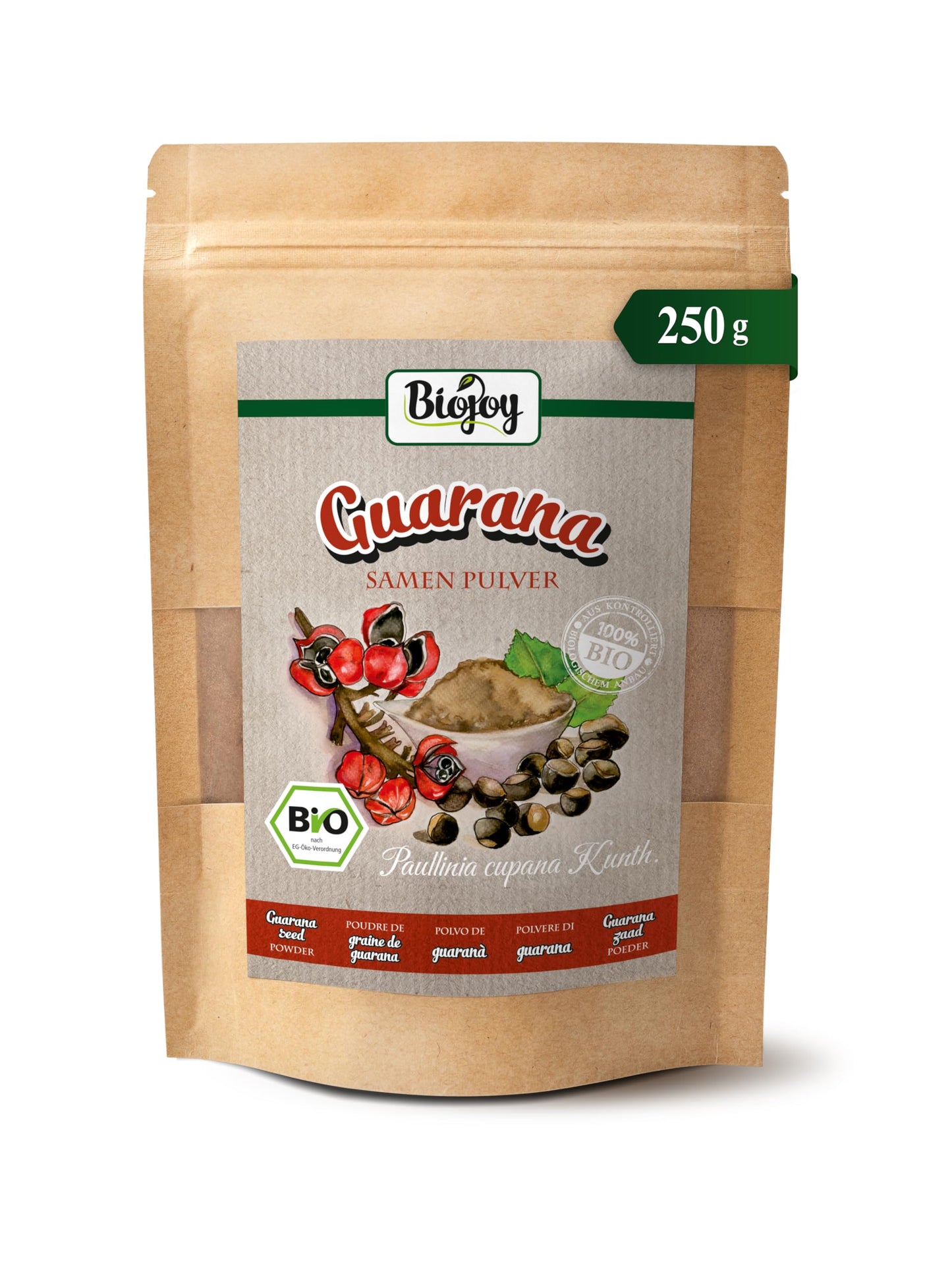 Biojoy Organic Guarana Powder (250 g)