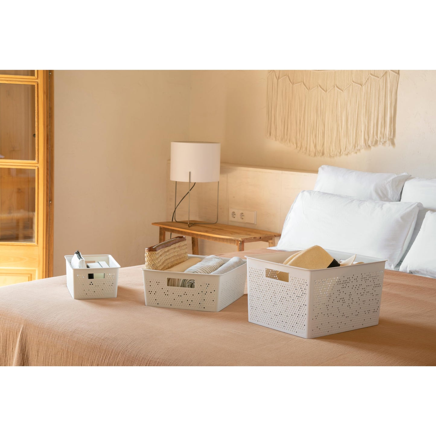 TATAY Storage Basket Bohol BPA-Free Stackable Design Modular Storage Design