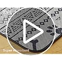 PICK FOR LIFE Reusable Puppy Pads, 2 Pack Washable Puppy Pads, Super Absorbent Leak-Proof and Non-Slip Dog Mat Pee Pads for Dog, Fast Drying Training Pads for Home, Playpens, Crates, Car - 122x122cm
