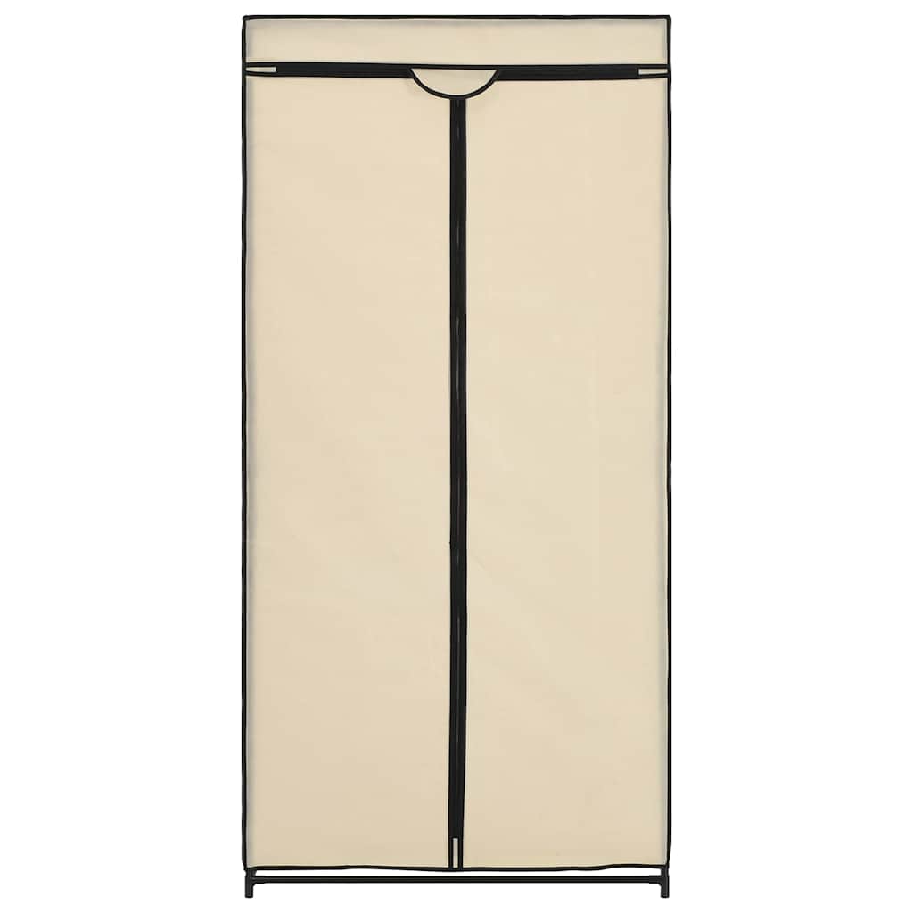 vidaXL Wardrobes 2 pcs Cream 75x50x160 cm