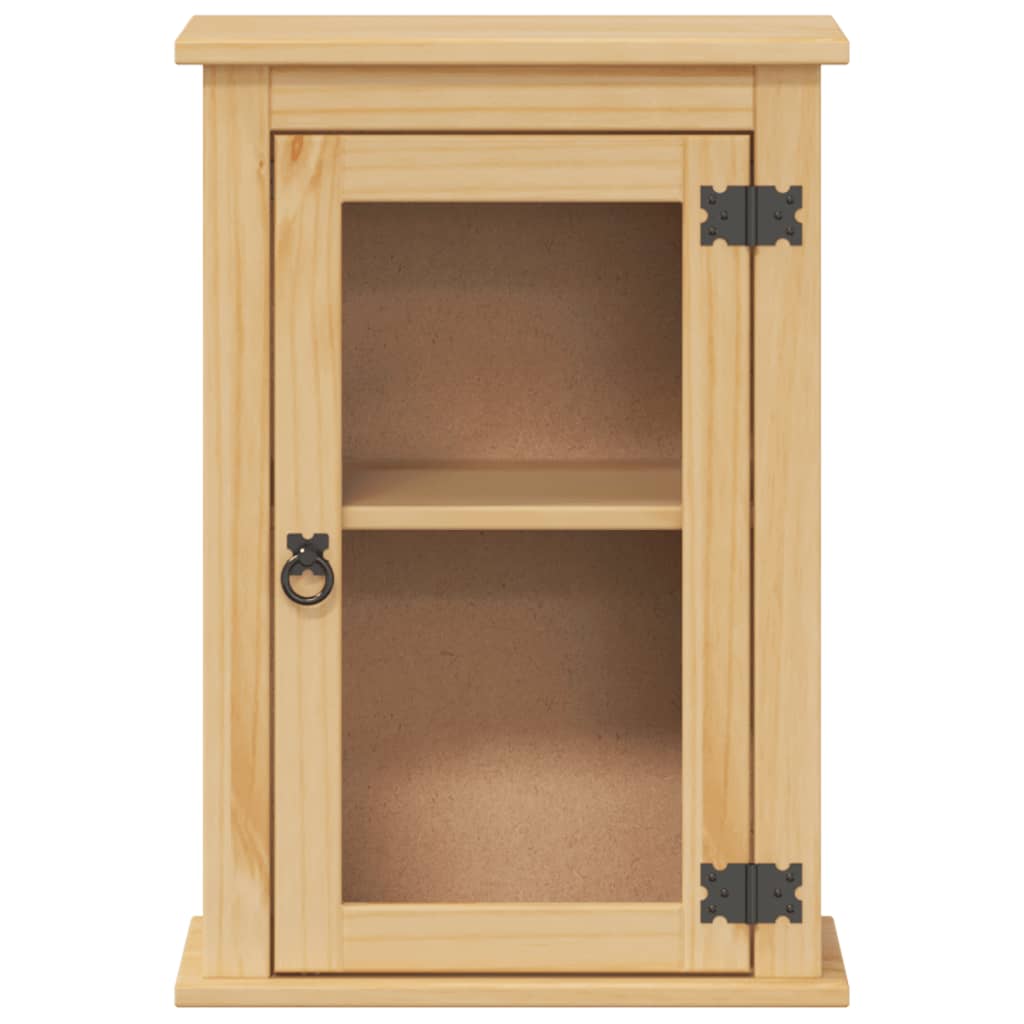 vidaXL Bathroom Wall Cabinet Corona 45x27x64.5 cm Solid Wood Pine