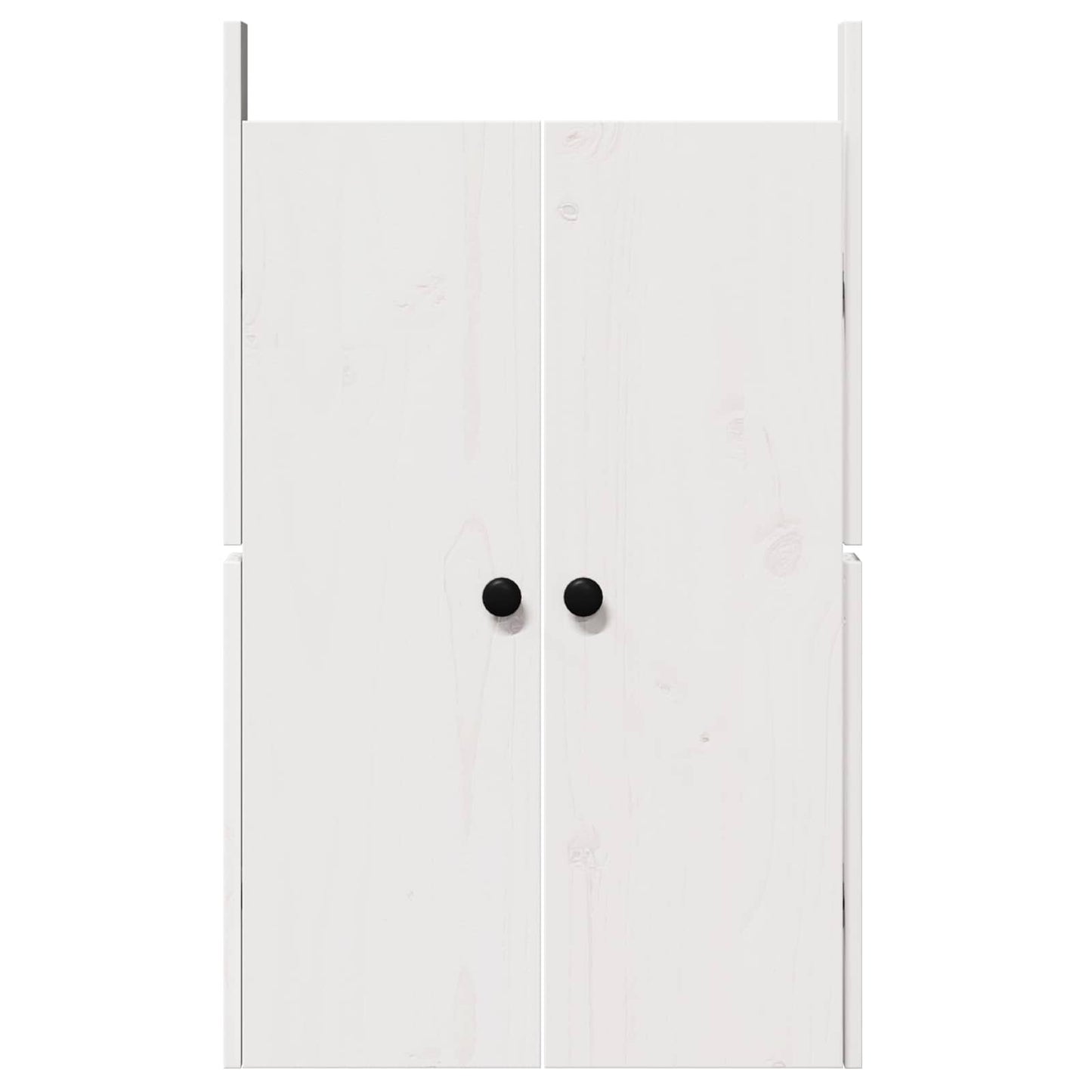 vidaXL Kitchen Door MEPPEL White 50 x 9 x 82 cm Solid Pine wood