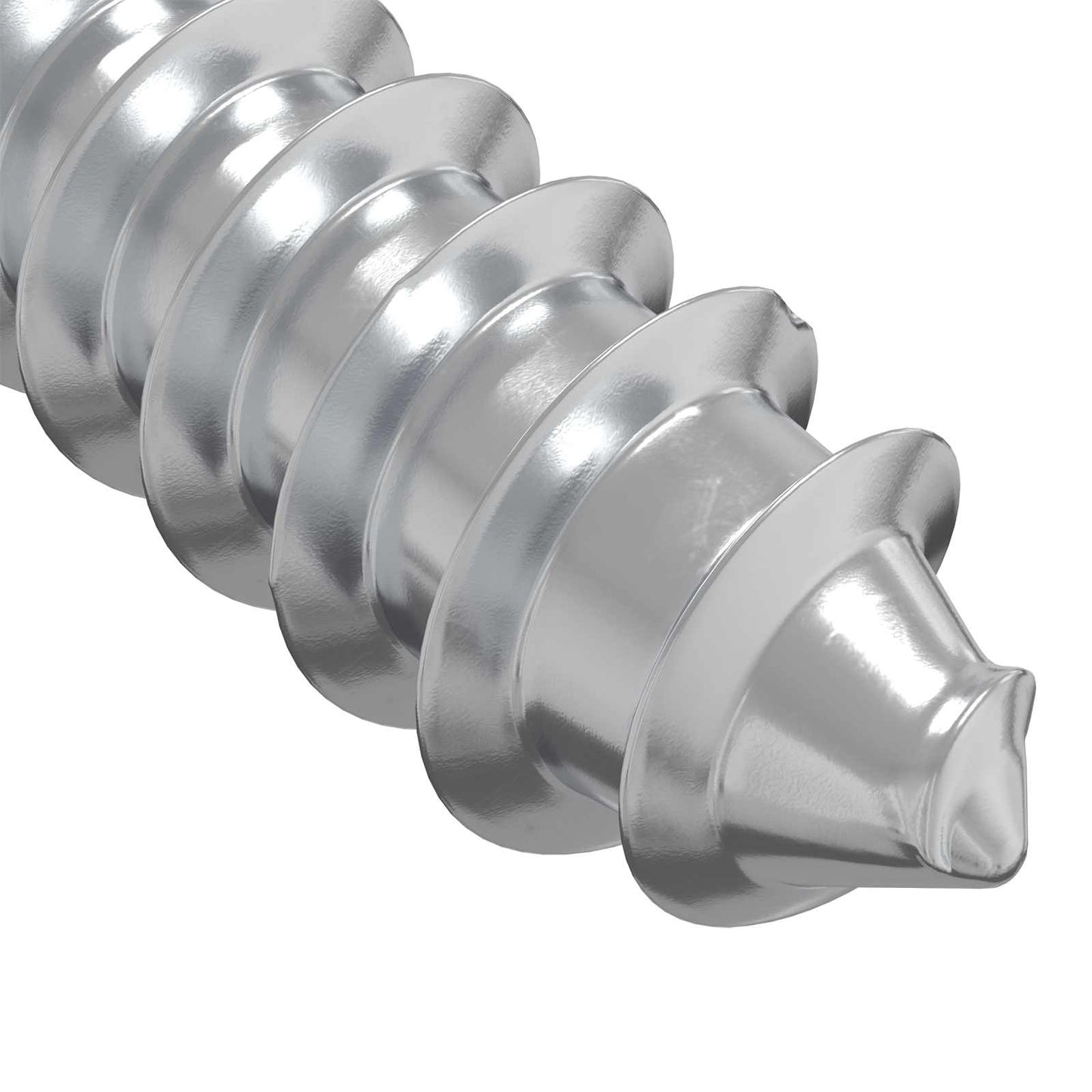 vidaXL Wood Screws 2 pcs Silver M6 x 70 mm Steel