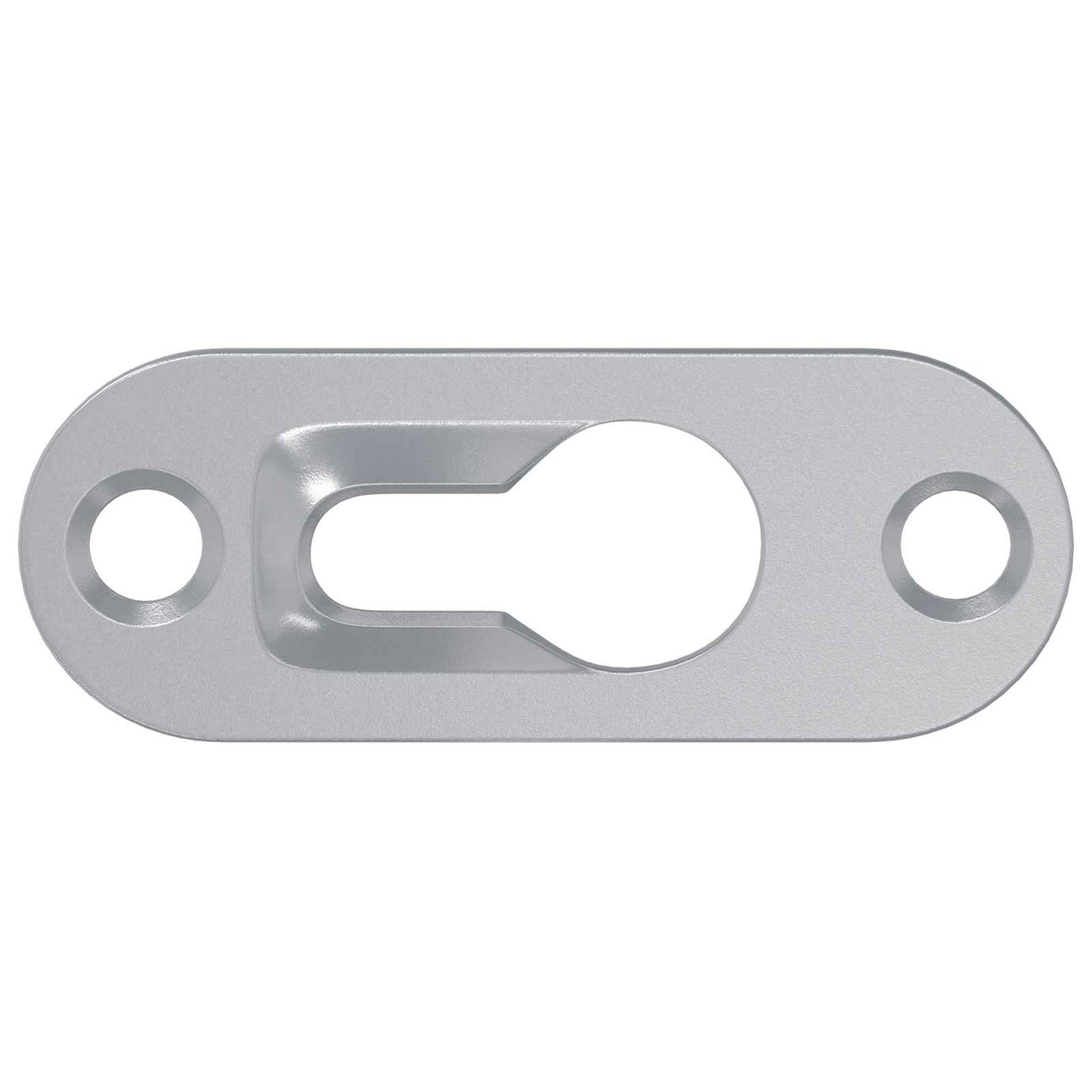 vidaXL Keyhole Hanger 2 pcs Silver 45 x 16 x 3.5 mm Iron