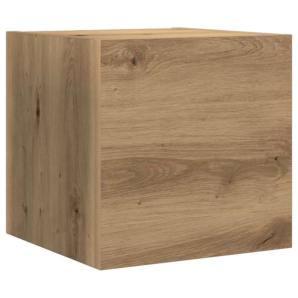 vidaXL TV Cabinet Set Wall-mounted 4 pcs Artisan Oak Engineered Wood