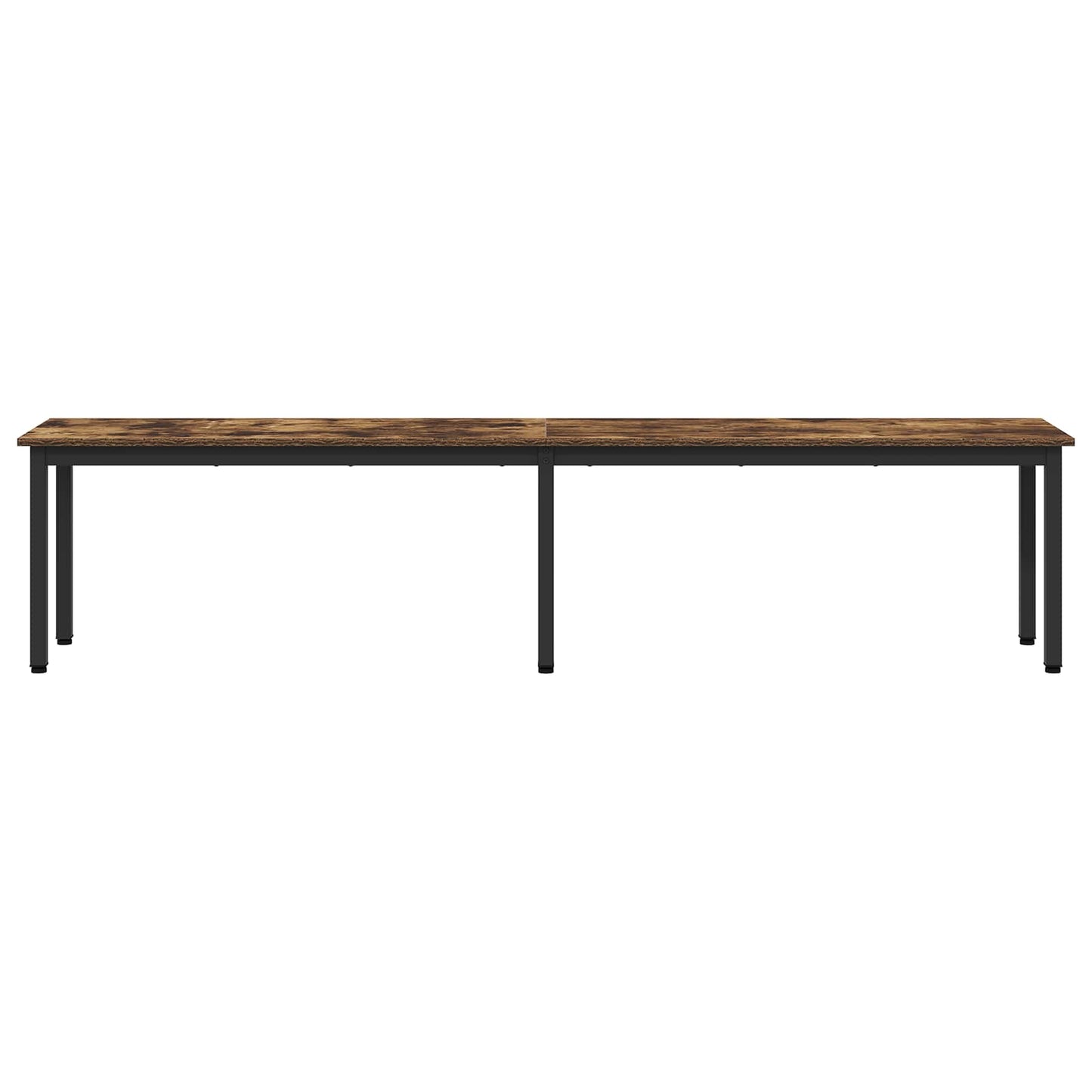 vidaXL Bench Smoke Oak 200 x 35 x 45 cm Engineered Wood