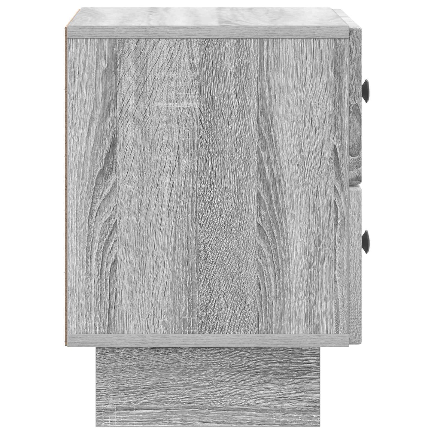 vidaXL Bedside Cabinet Grey Sonoma 43 x 34.5 x 47.5 cm Engineered Wood