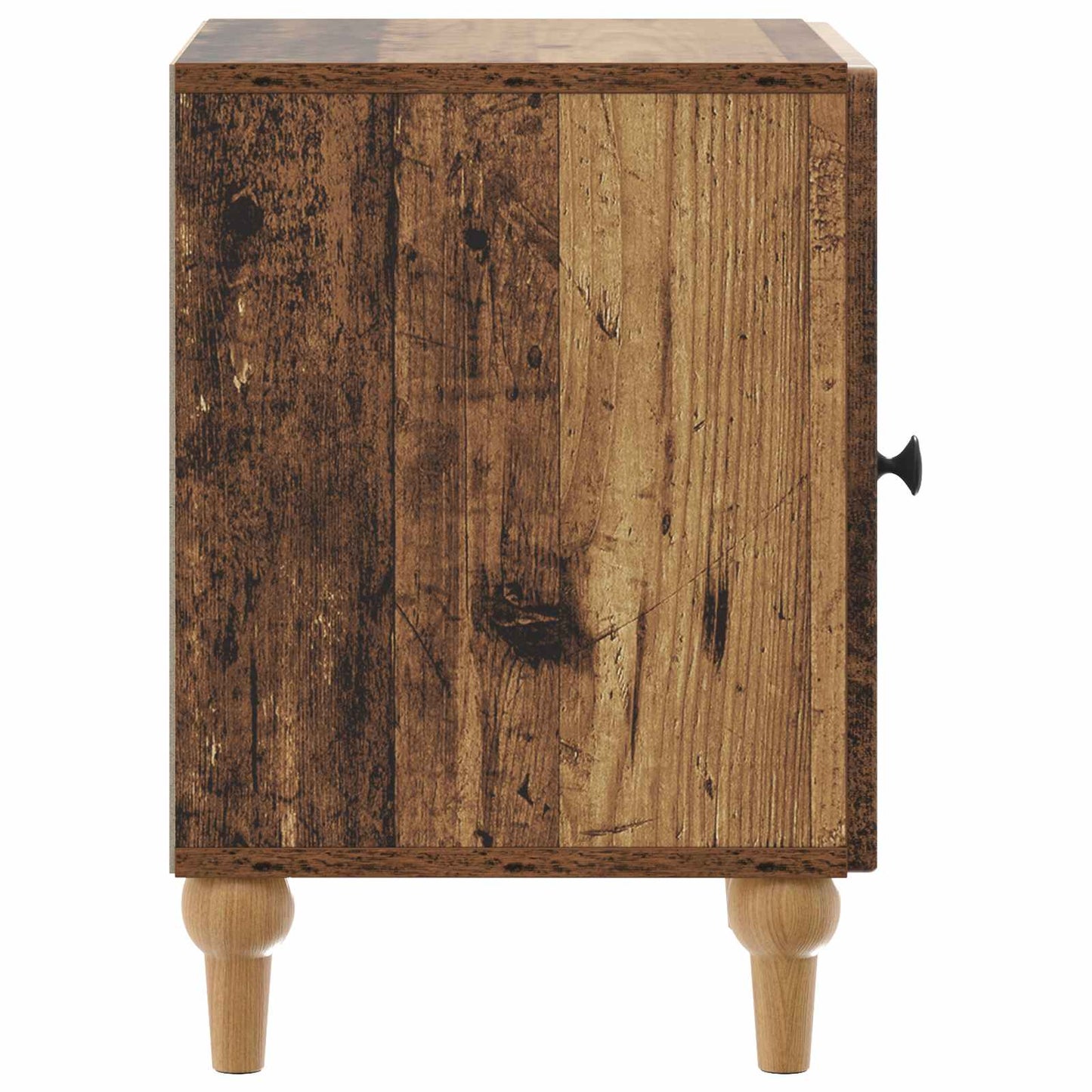 vidaXL Bedside Cabinet Old Wood 43 x 34.5 x 50 cm Engineered Wood