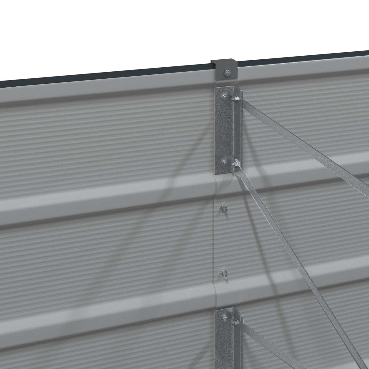 vidaXL Planter Anthracite 320 x 40 x 75 cm Steel