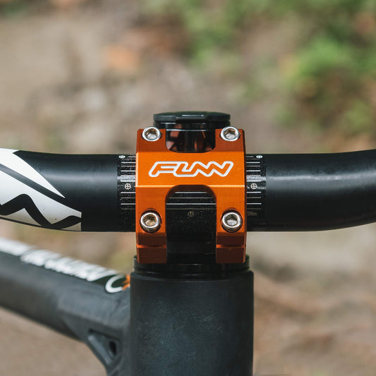 Funn Funnduro MTB Stem with 35mm Bar Clamp - The Ultimate Ultralight and Tough Alloy Bicycle Stem for Mountain Bike and BMX Bike, Length 45mm stem