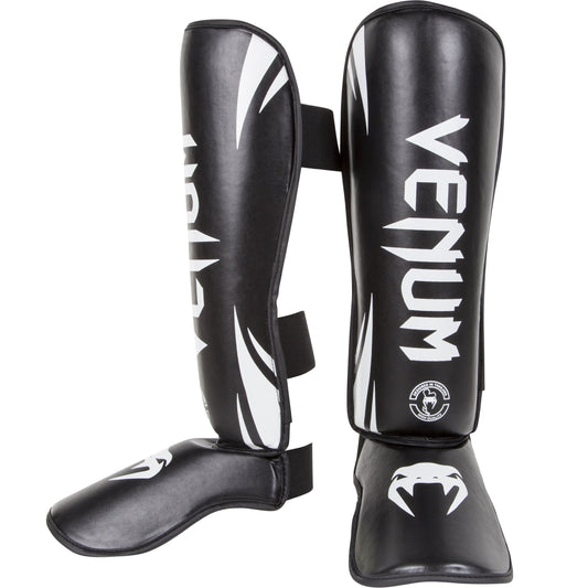 Venum, Challenger Standup Shin Guards, Men's, M, Black