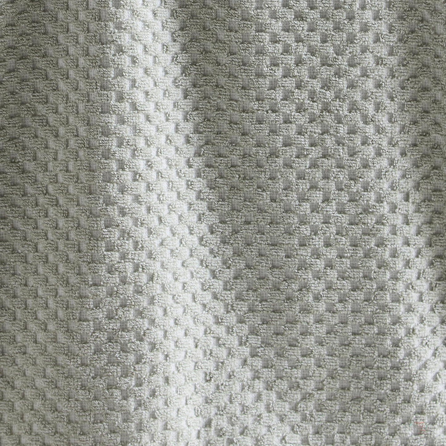 Dreams & Drapes Popcorn Check Hand Towel Green – Soft Absorbent 100% Cotton Jacquard Check Bathroom Towel, Quick‑Dry