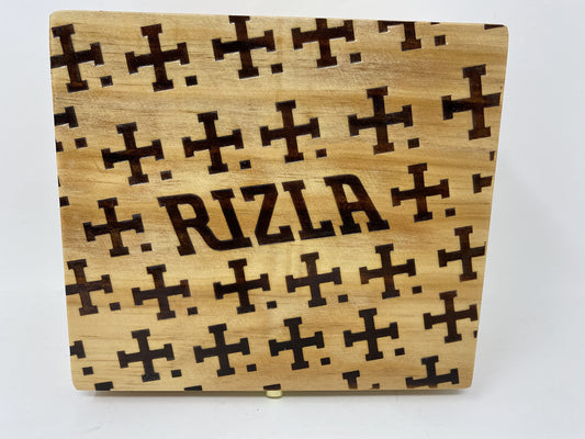 Raw Rizla Connoisseur Natura Classic Organic Black Combi Roach Filter Tips Rolling Box And Paper Gift Set For Fathers Day Christmas Birthdays (Raw 3)
