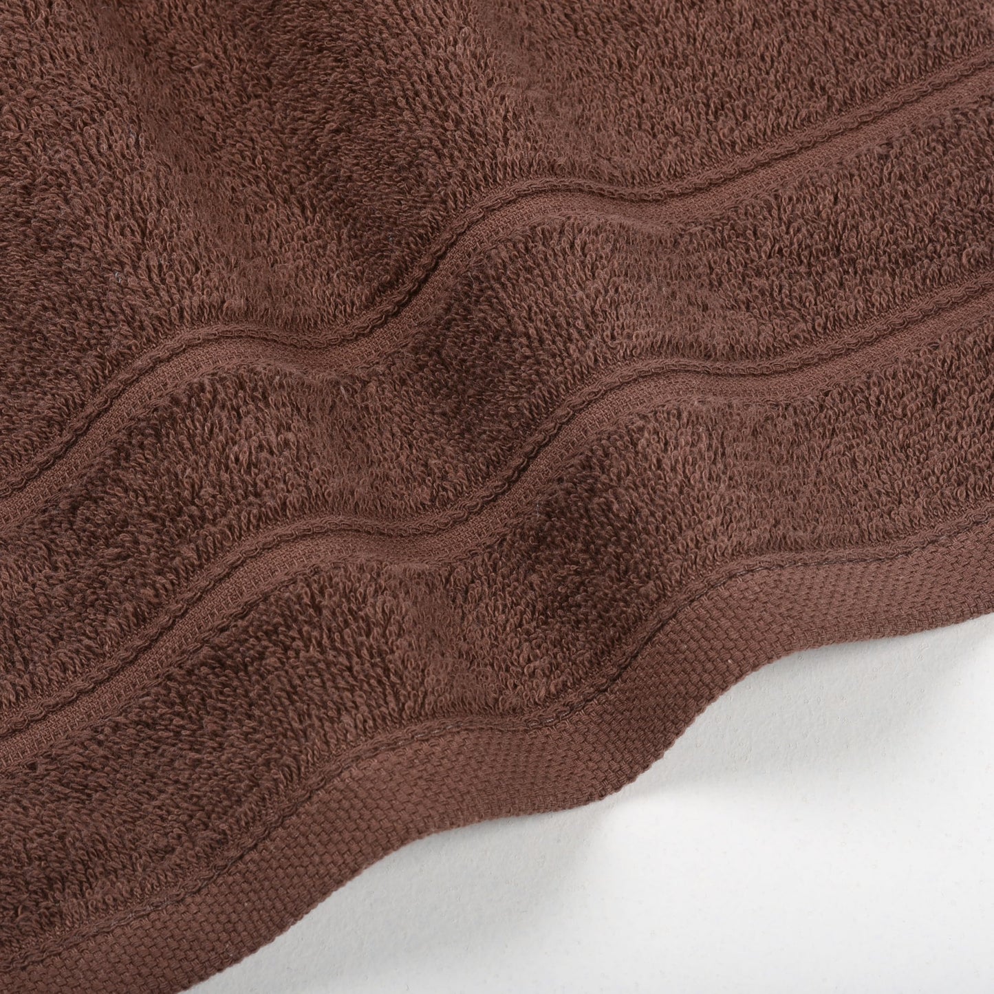 Perefly Bath Towels (30 X 50 CM) - Face & Hand Towels for Gym - Soft & Absorbent - Fast Drying Bathroom Face Cloths (Brown, 12 Pack)