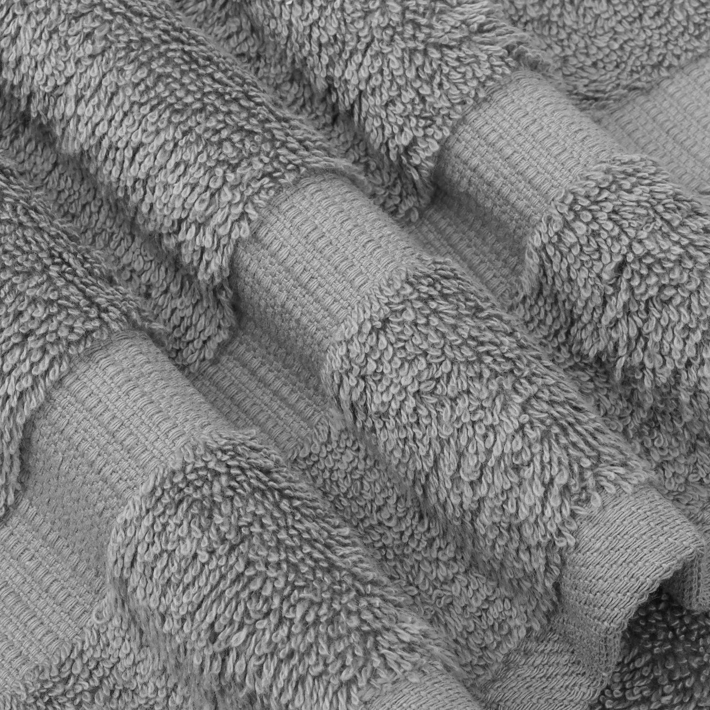 Chakir Turkish Linens | Hotel & Spa Quality 100% Cotton Premium Turkish Towels | Soft & Absorbent (8-Piece Towel Sets, Gray)