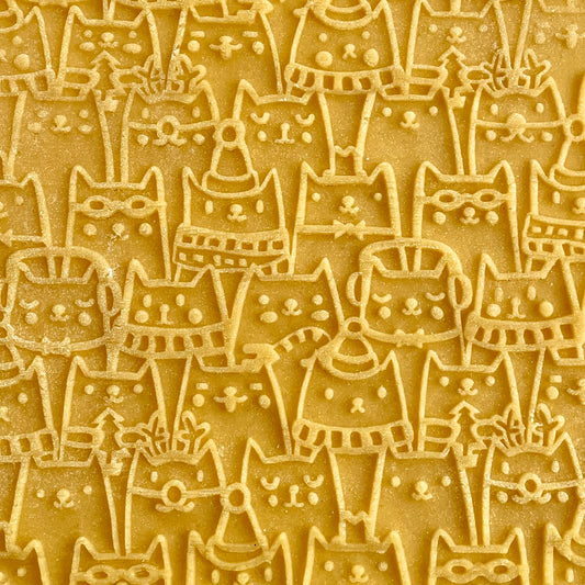 CHRISTMAS FEST 3 Mini Embossed Rolling Pin Set. Wooden Laser Engraved Textured rolling pins for Cookies, Modeline, Ceramic with Skulls, Bats,