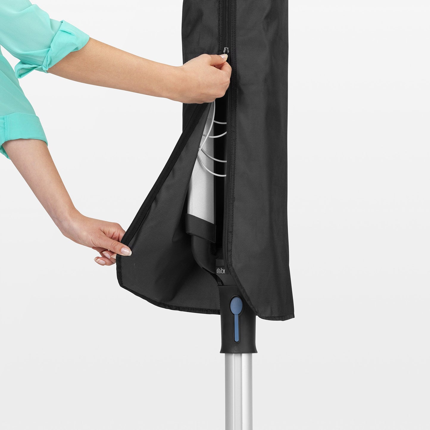 Brabantia Rotary Dryer Premium Protective Cover, Black, 160 x 15 x 15 cm
