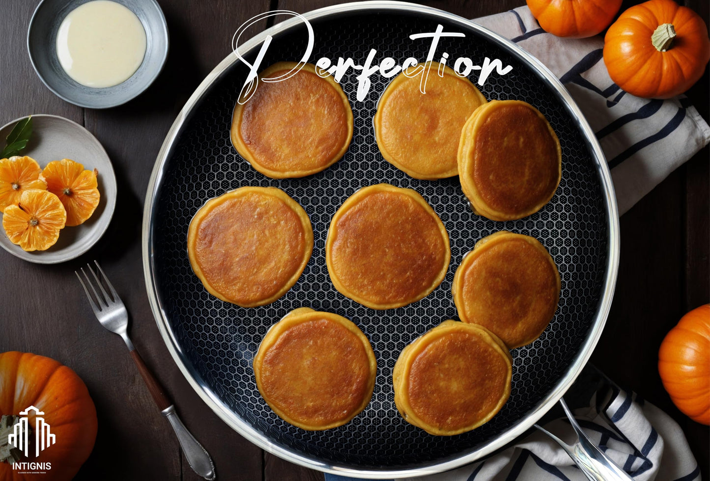 Premium Frying Pan with Lid 28 cm/ 11 Inches Non-Stick | Scratch Resistant | Extra Deep Large | Chemical Free | Stainless Steel Skillet | Honey