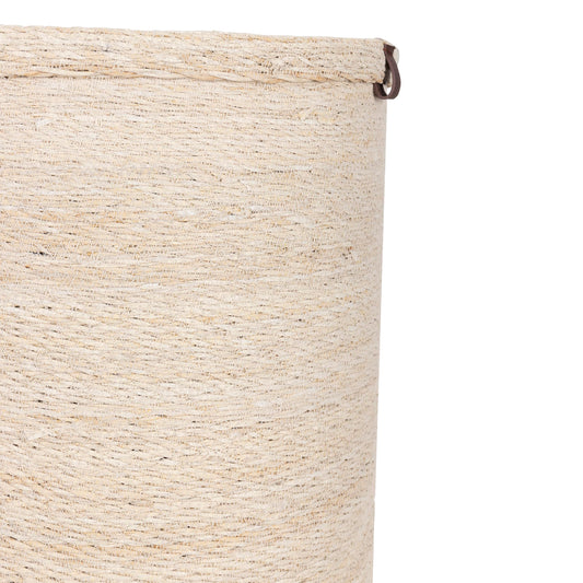 Olly & Rose Large Storage and Laundry Baskets Bleached Off-White - Set 2 45cm and 35cm Diameter