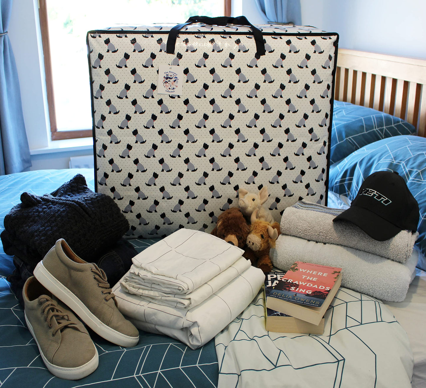Storage Bags, 115 ltr, Scotty Scottie Dogs Print