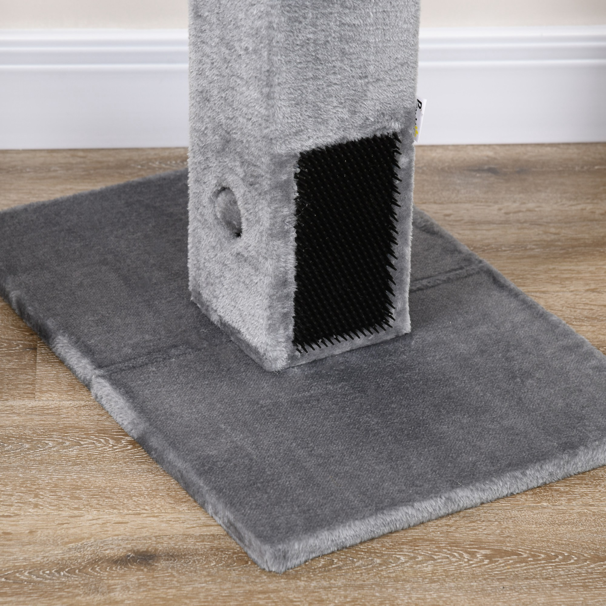 Cat Scratching Post 79cm Scratcher Climber Cat Tree Activity Centre - Grey