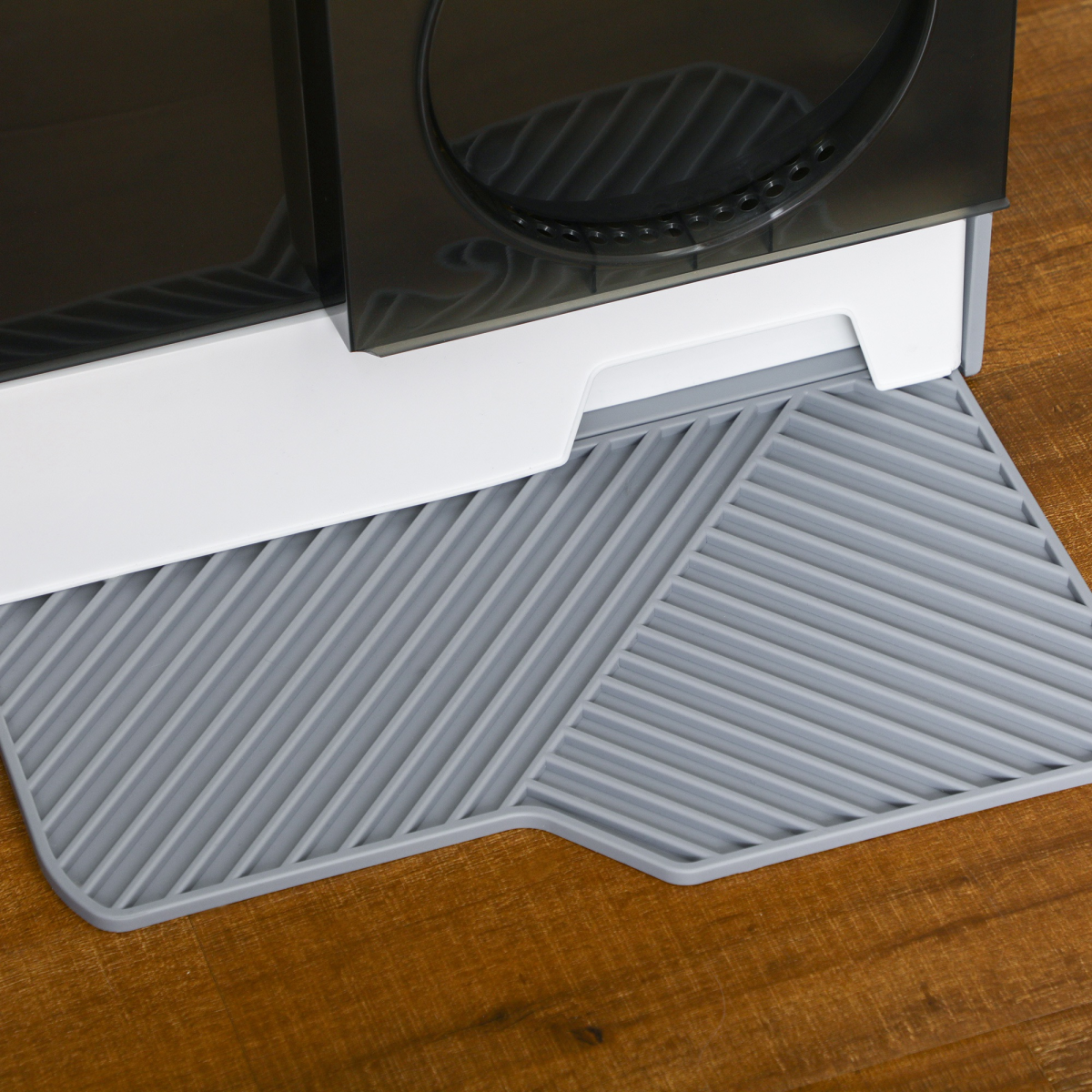 PawHut Hooded Cat Litter Tray with Scoop Drawer Pan, Handle, Deodorant