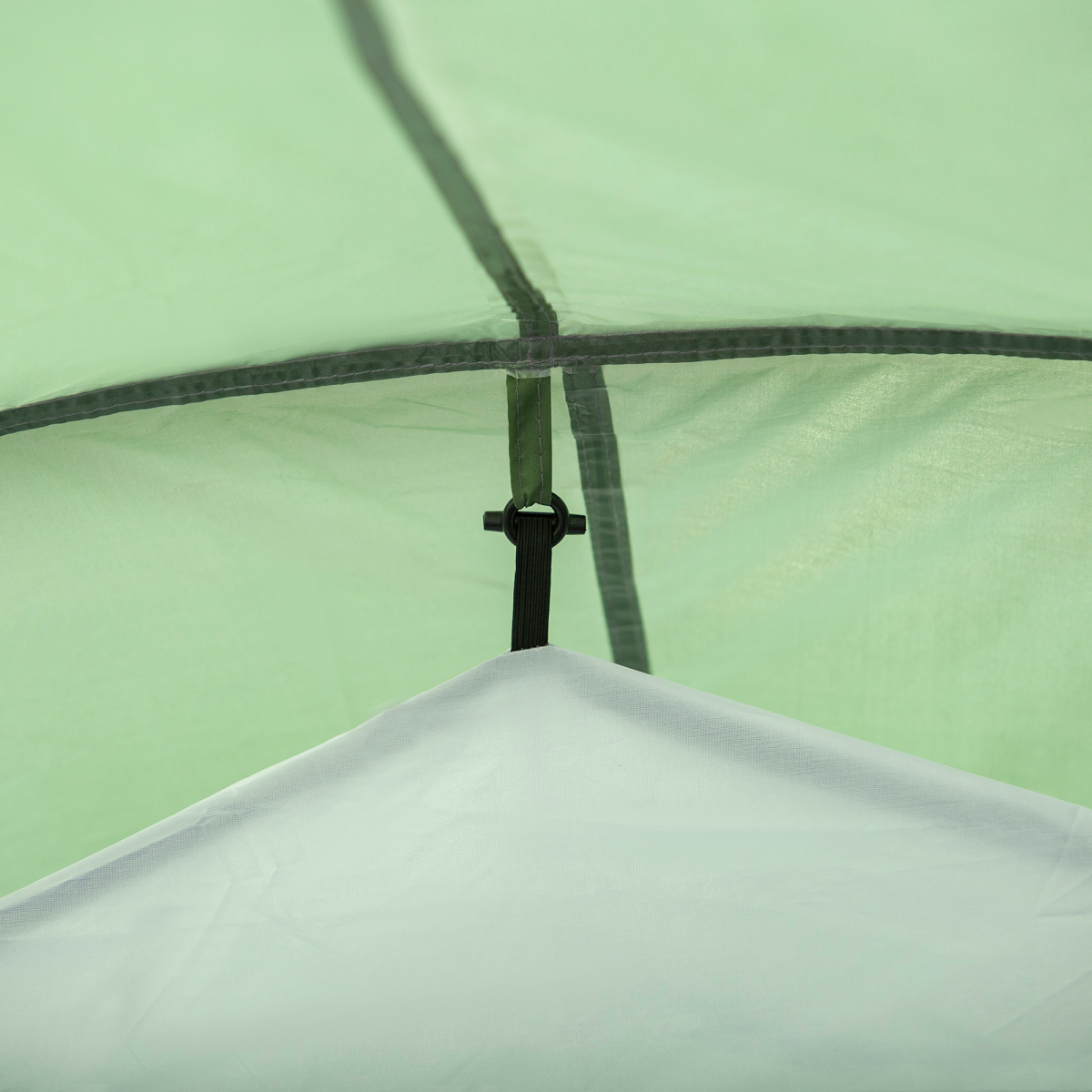 Outsunny 3 Man Camping Tent with Porch and Weather-Resistant Rainfly, Green