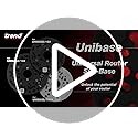 Trend Large Universal Plunge Router Sub-Base, 180mm, Enhanced Compatibility for 1/2 Inch Plunge Routers, UNIBASE/180