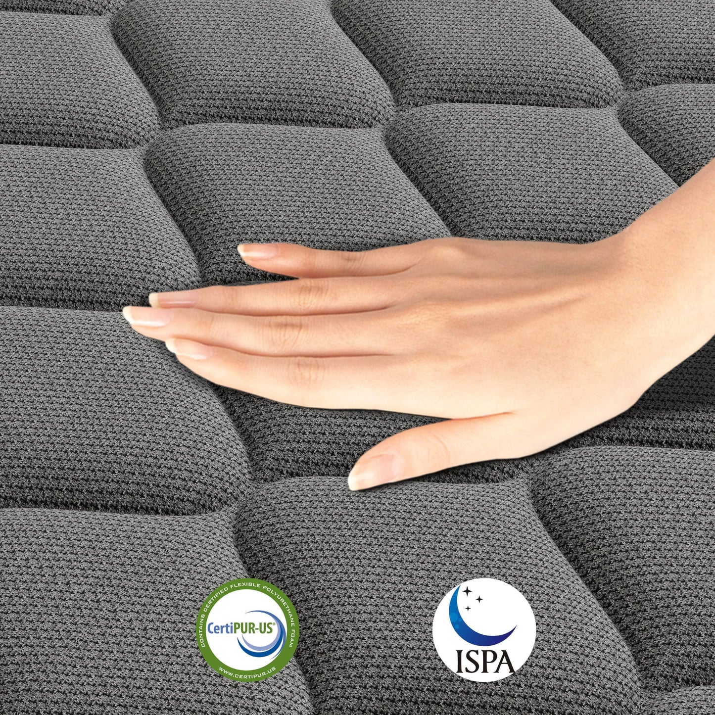 DAJIYUHC Double Mattress 4FT6,10 In Hybrid Mattress, Medium firm(135*190cm)