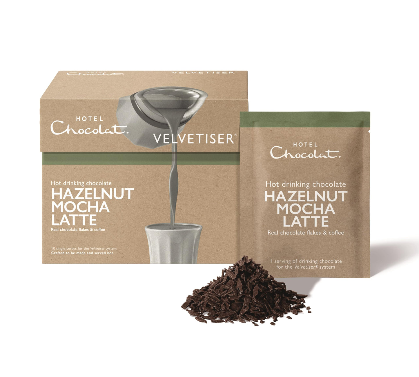 Hotel Chocolat - Hazelnut Mocha Latte Hot Chocolate Sachets