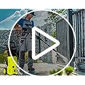 Stream Pressure Washers Jet Washer for Patio, 135Bar 1650W 420L/H Portable Power Washers with Brush, Electric High Power Washer Car Washing Machine, Garden Cleaning Machine for Driveway