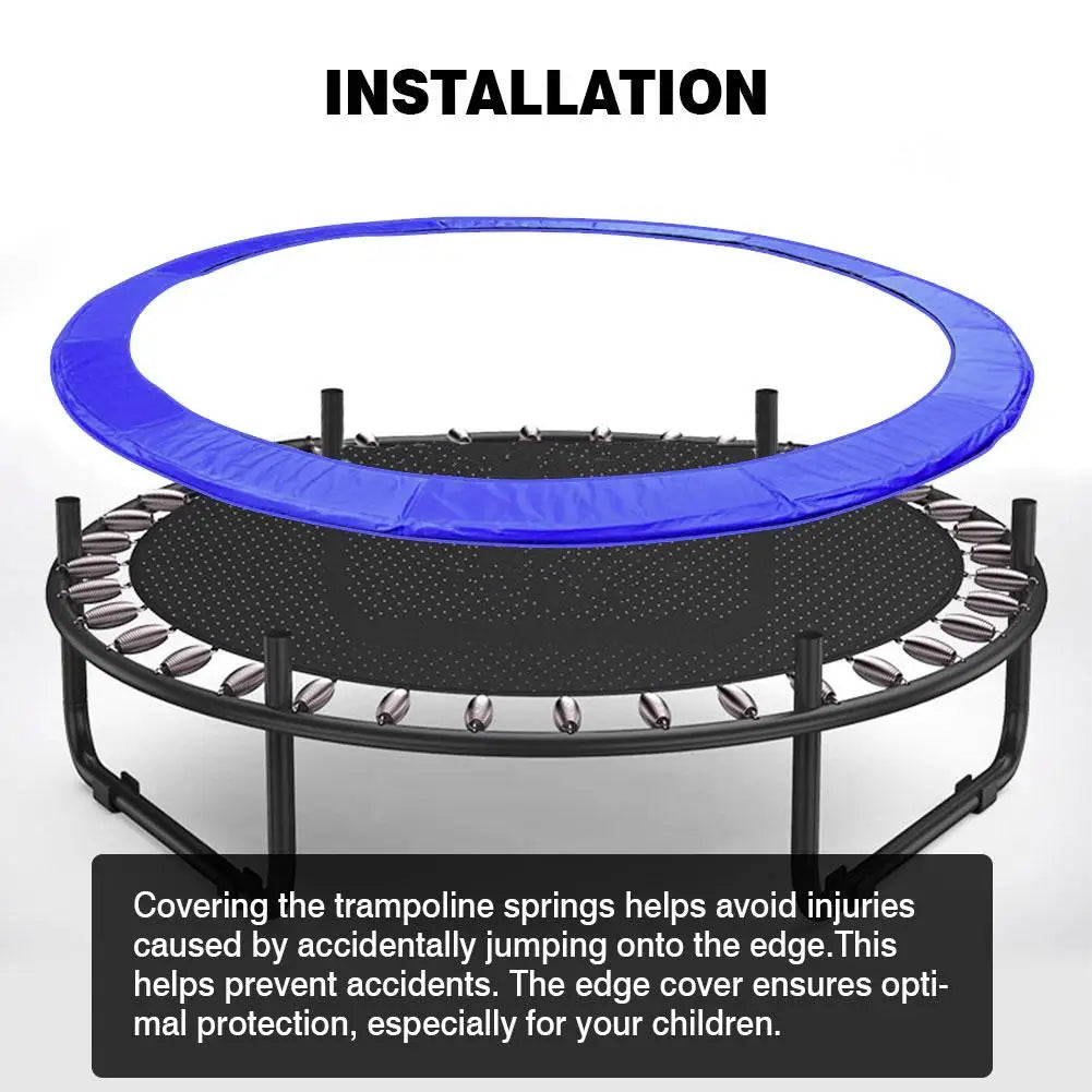 36/38/45/50/54/60 Inch Trampoline Replacement Spring Cover Safety Pad Protection Cover Oxford Cloth Trampoline Edge Cover