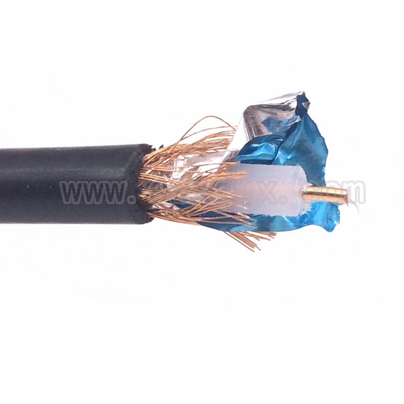 JX Store RF Coaxial cable UHF Male to Male Connector UHF PL259 Male to UHF Male PL259 RG58 Pigtail cable 30cm-20m
