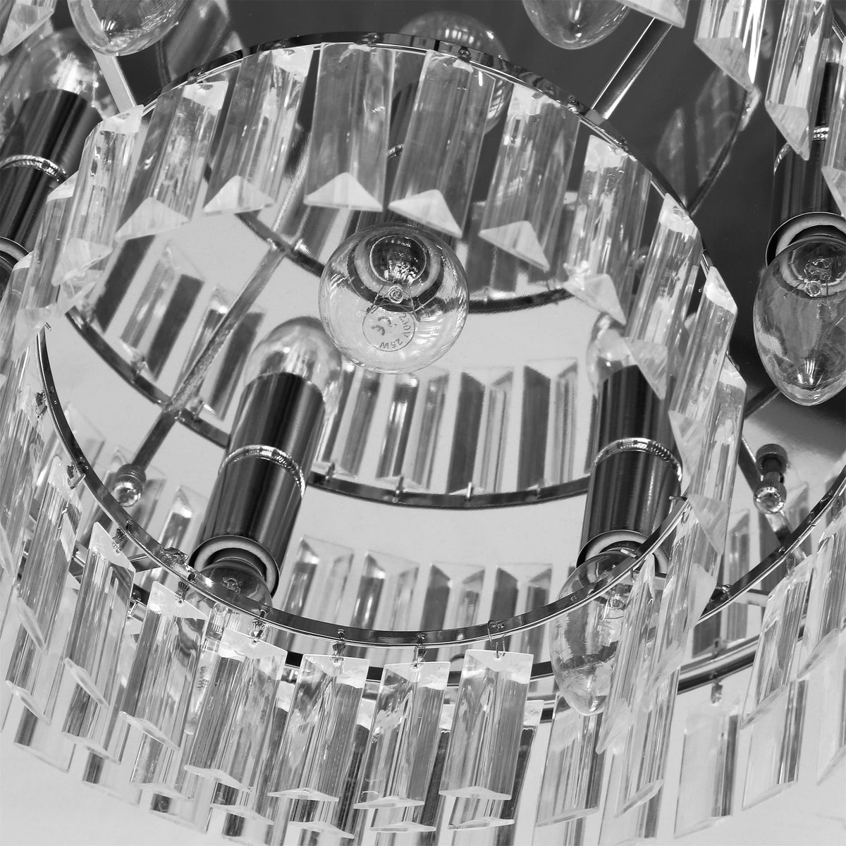 HOMCOM 112 Crystallite Ceiling Chandelier