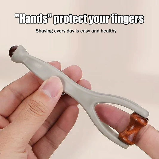 1/2pcs Solid Wood Finger Massage Roller with 360° Rollers Clip Design Finger Massager Acupressure Stick for Hand Meridian Relief