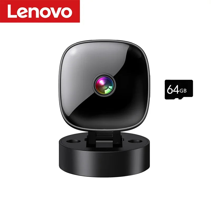 Lenovo Security Monitoring High Definition 360 ° Rotating WiFi Mini Camera No Need for Plug Night Vision Smart Home 2026 NEW