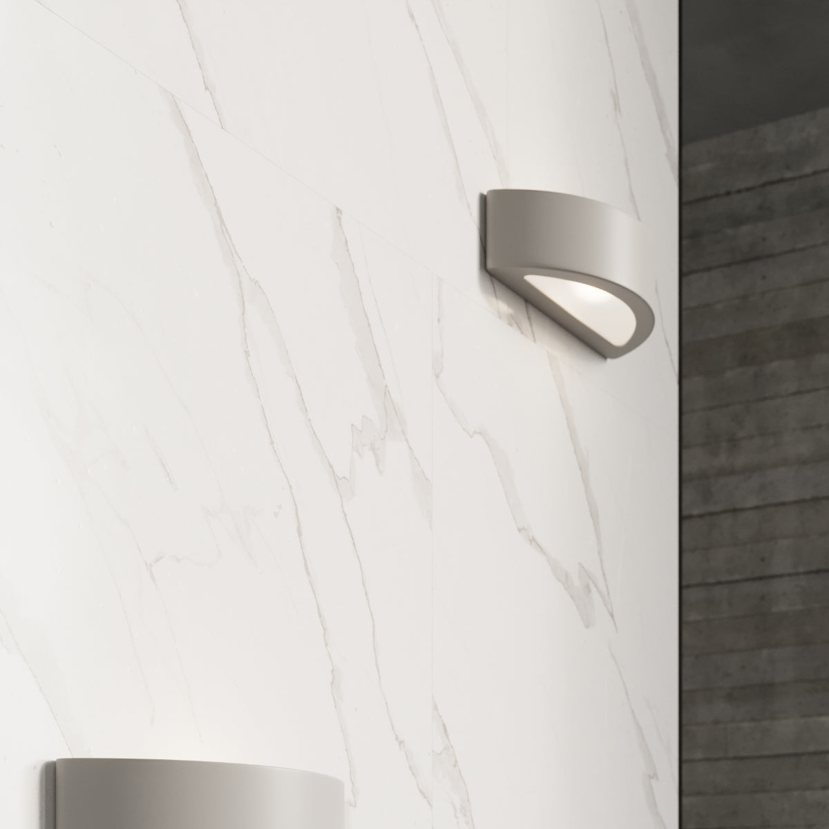 Wall lamp ceramics, glass Atena modern Design E27