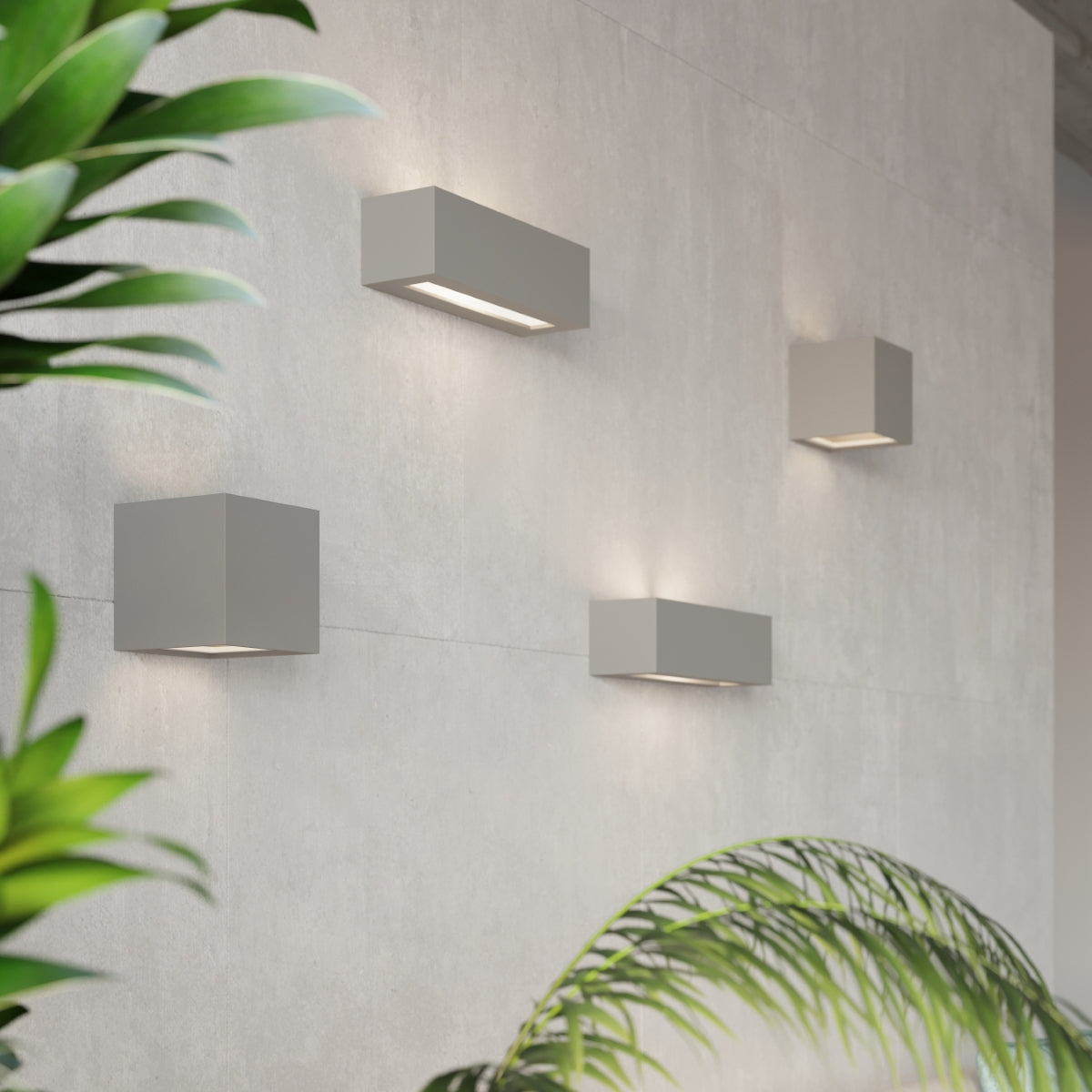 Wall lamp ceramics, glass Leo modern Design E27