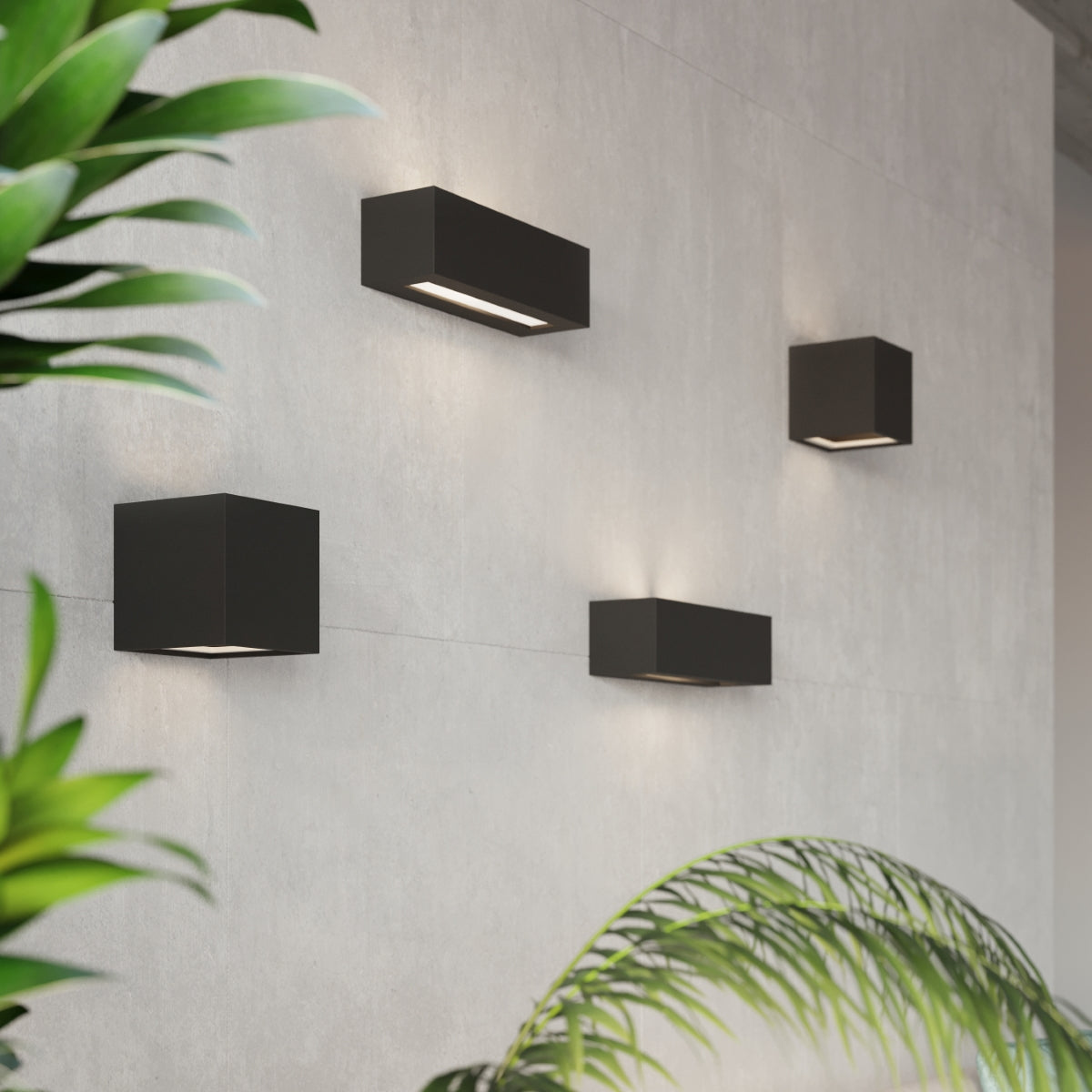Wall lamp ceramics, glass Leo modern Design E27