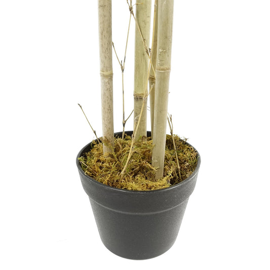120cm 4ft Artificial Bamboo Plants Trees - Natural Green