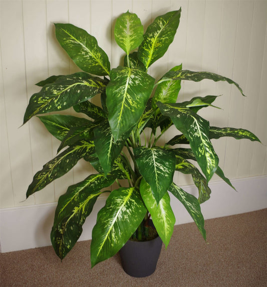 100cm Large Fox's Aglaonema Spotted Evergreen Tree Artificial Plant