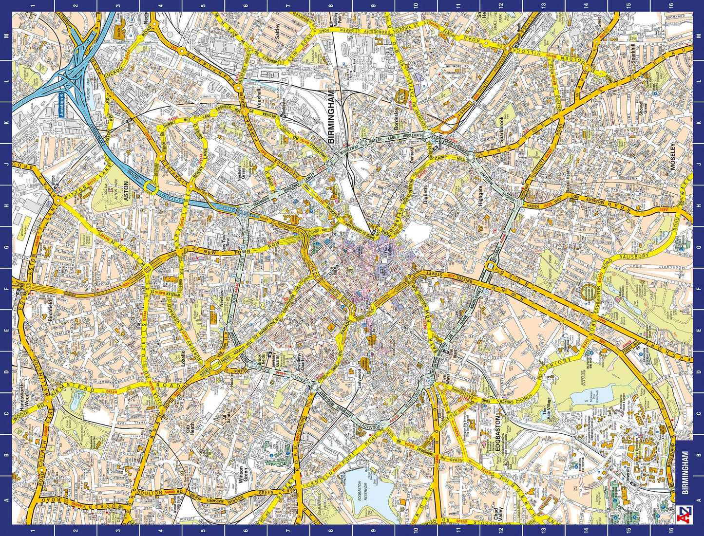 A to Z Map of Birmingham 1000 Piece Jigsaw