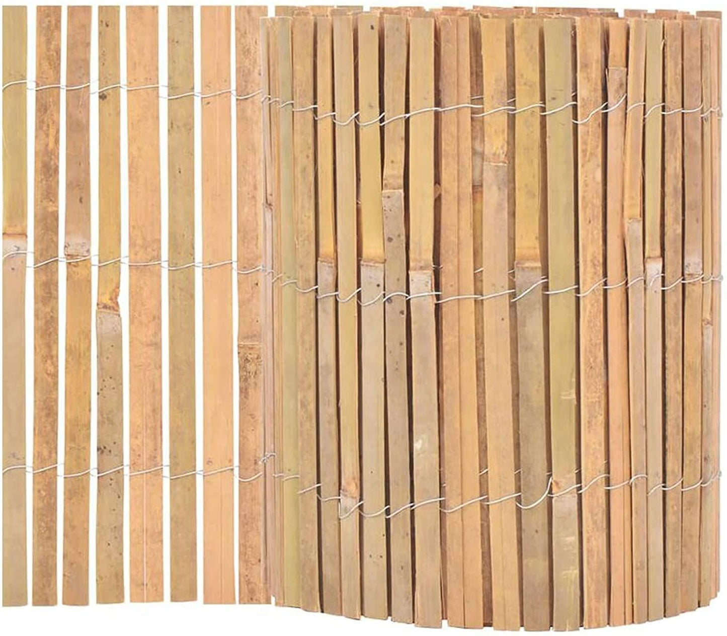Bamboo Slatted Fence 1m X 4m