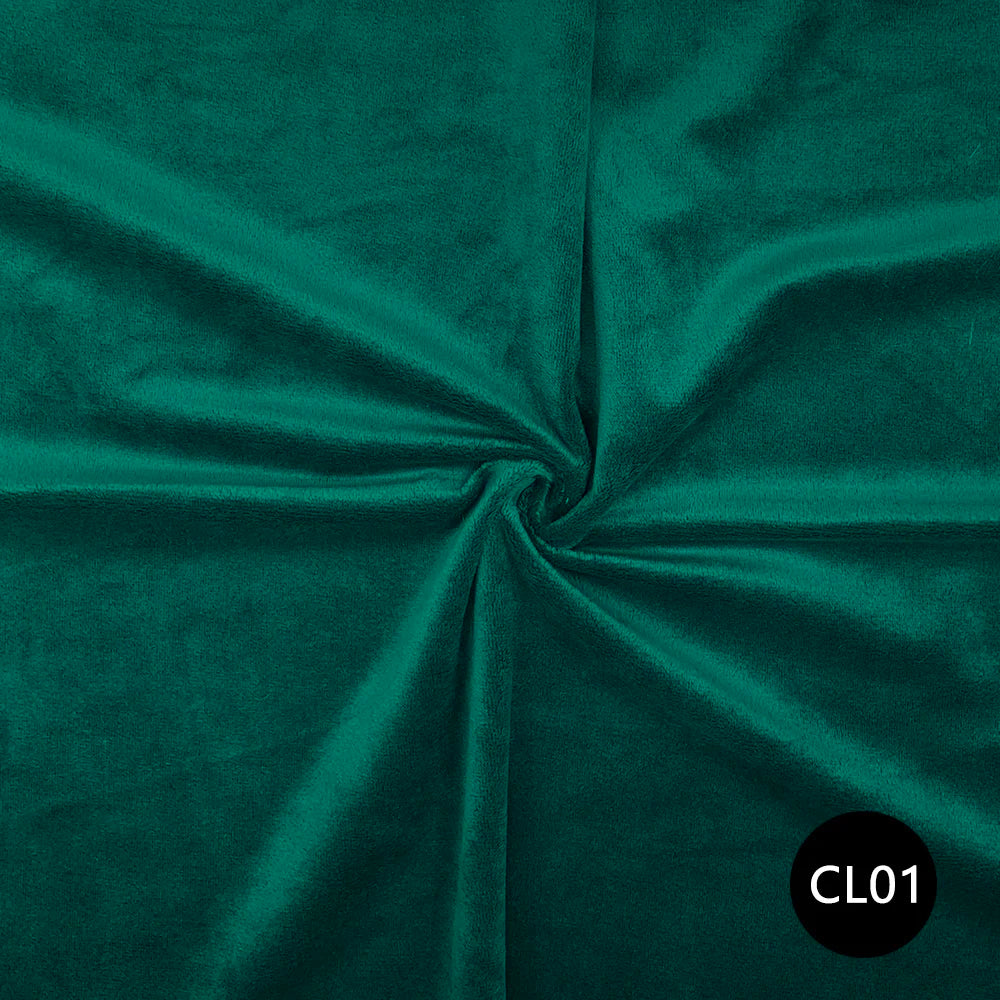 1.5mm Super Soft Short Plush Fabric Thick Crystal Super Soft Flannel Plush Toy Handmade Diy Fabric 45x50cm