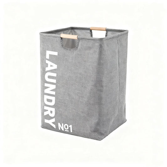 Foldable Fabric Laundry Basket with Handles Large Capacity Waterproof Storage Bin for Home and Bathroom
