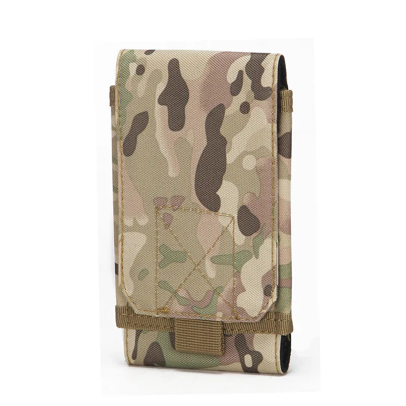6 Inch Cell Phone Pouch Waist Bag Molle Outdoor Universal Running Mobile Phone Case Bag Camping Hunting Accessories Pouch