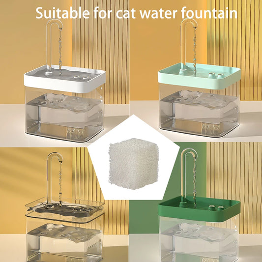 Cat Water Fountain Activated Carbon Sponges Filters Replacement Activated Carbon Filters Cat Water Fountain Filters Element