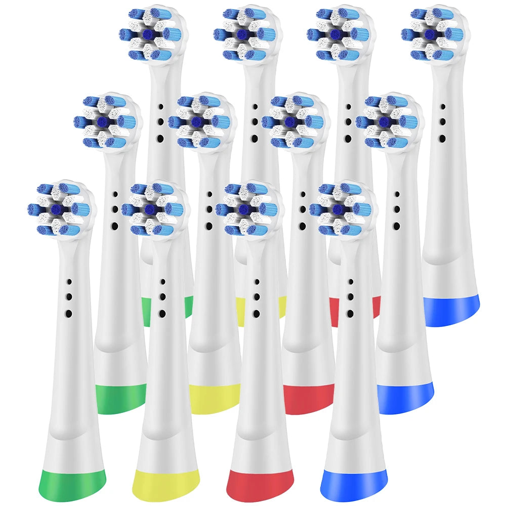 4 8 12 Pack Toothbrushes Head, Compatible with Oral B iO 2/3/4/5/6/7/8/9/10 Series Electric Toothbrush Replacement Brush Heads